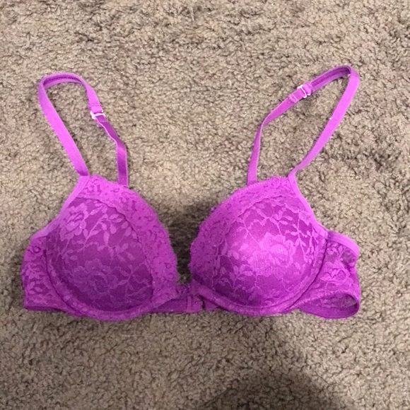 purple lace la senza push up bra
